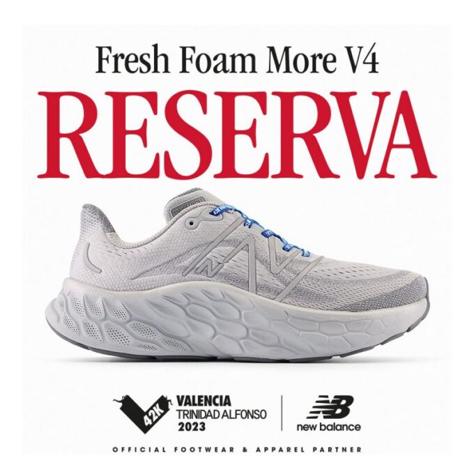 Reserva Zapatillas Fresh Foam More V4 Edicion Maraton Valencia