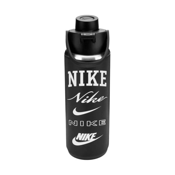 Botella Nike Ss Recharge Chug 710 Ml Black White 0 (1)